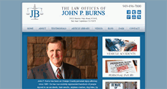 Desktop Screenshot of johnburnslawoc.com